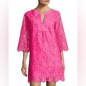 Trina Turk Lace Mini - Hot Pink